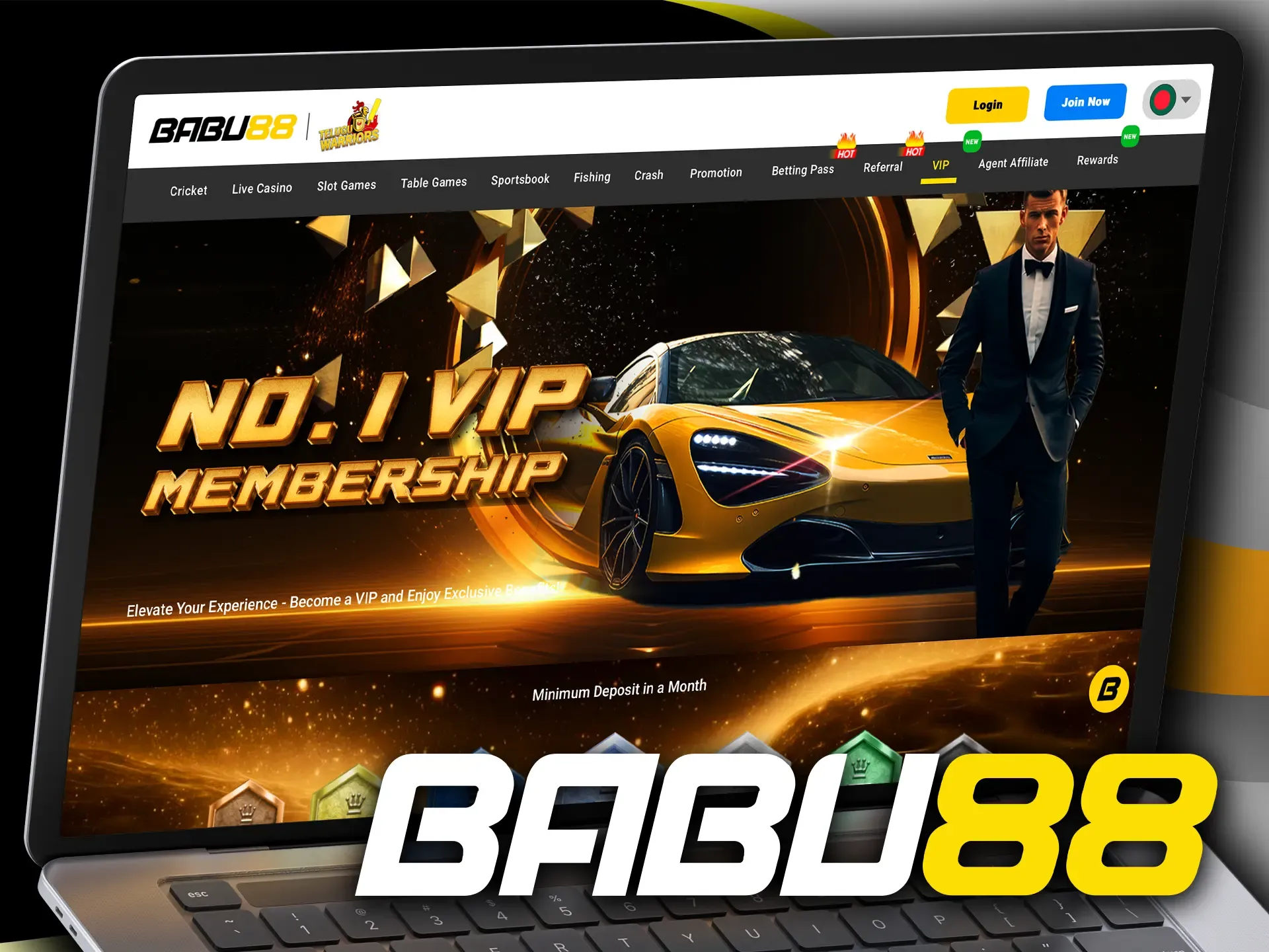 Babu88 has a special cashback program for VIP clients.