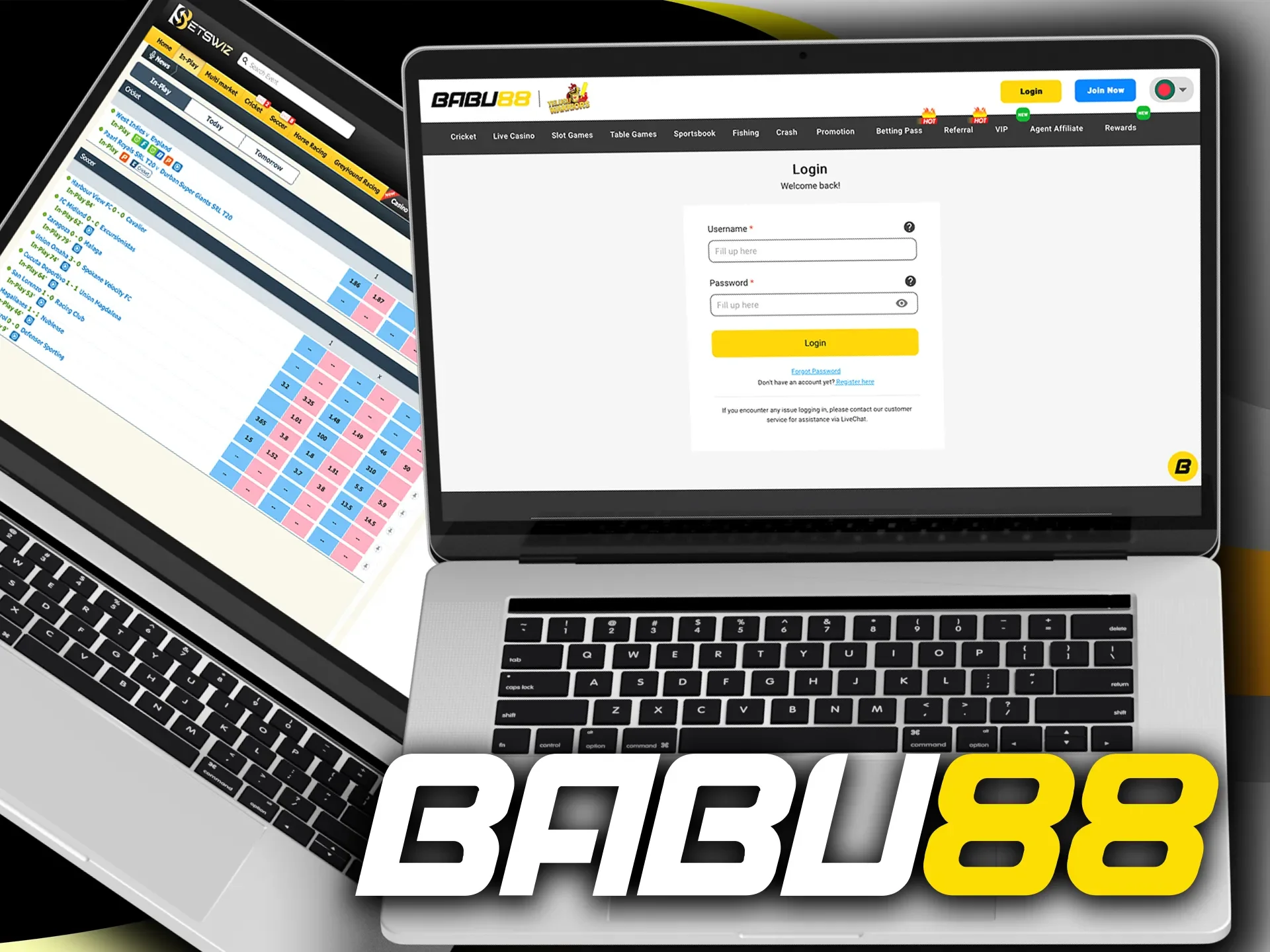 Betting at Babu88 is an easy process.