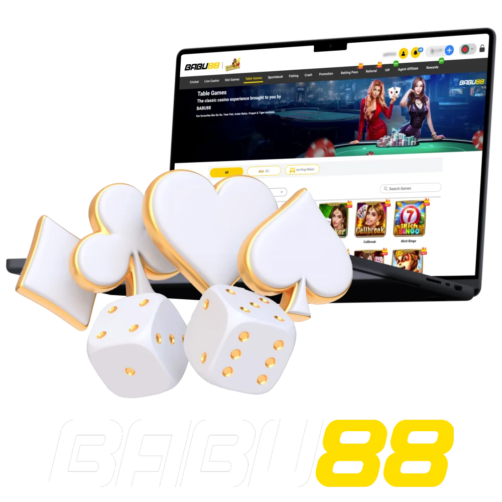 Engage in Babu88's table games and experience the ultimate ease of victory in Bangladesh.