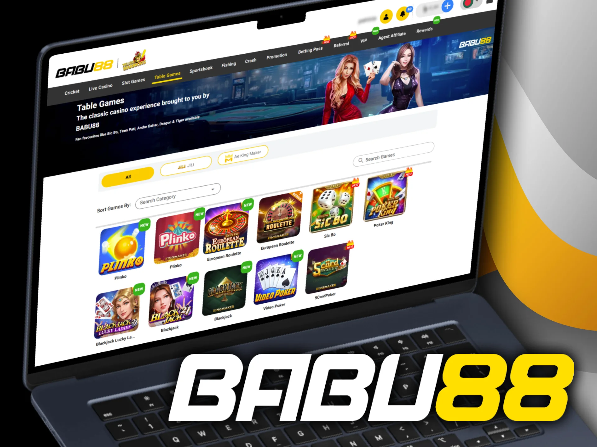 Discover the top five most sought-after table games on Babu88.